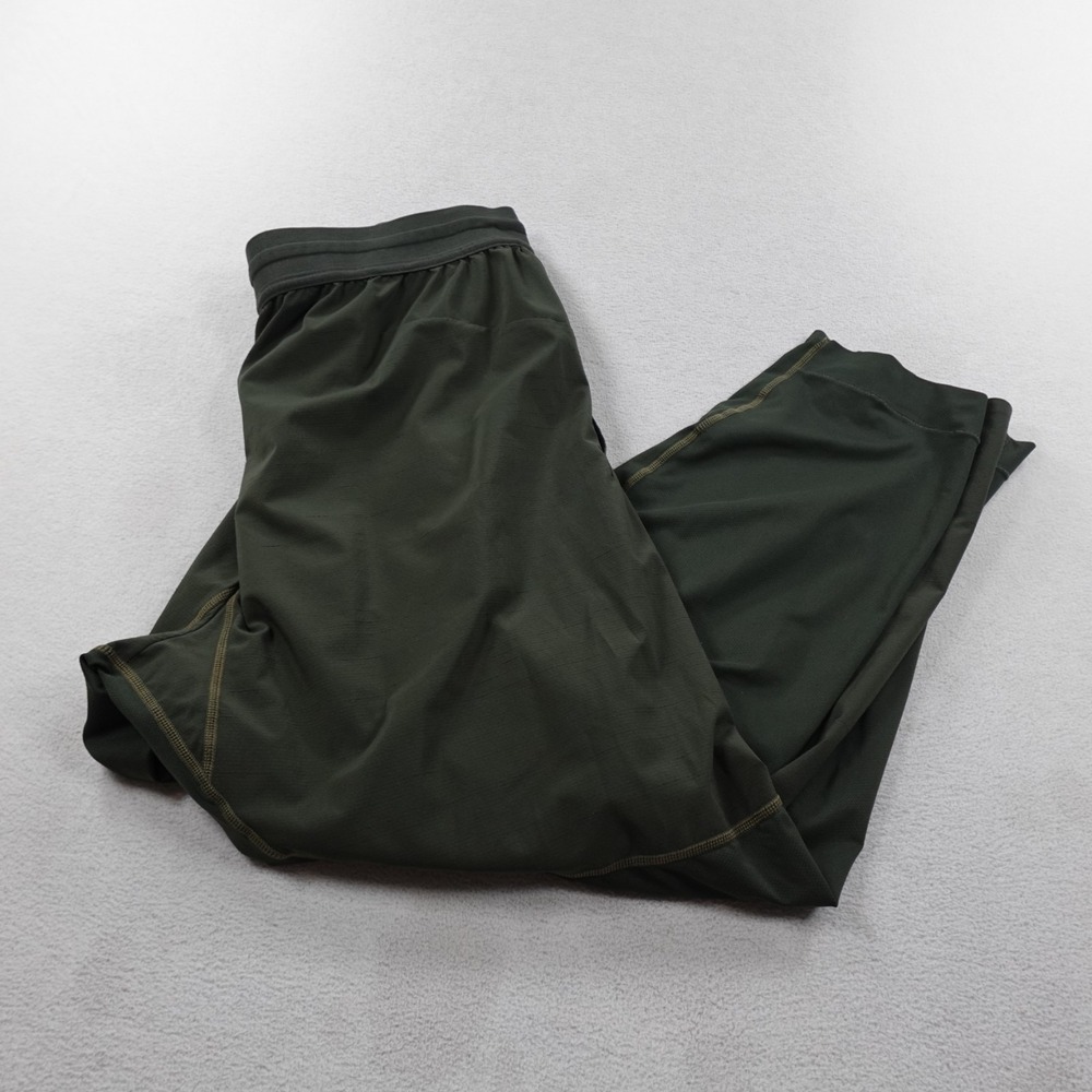 Nike Yoga Dri Fit Pants Mens XL Green Standard Fit Training Gym CU7378